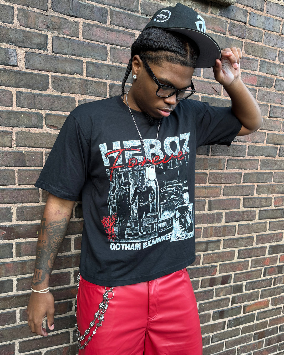 Bruce Wayne Tee Black