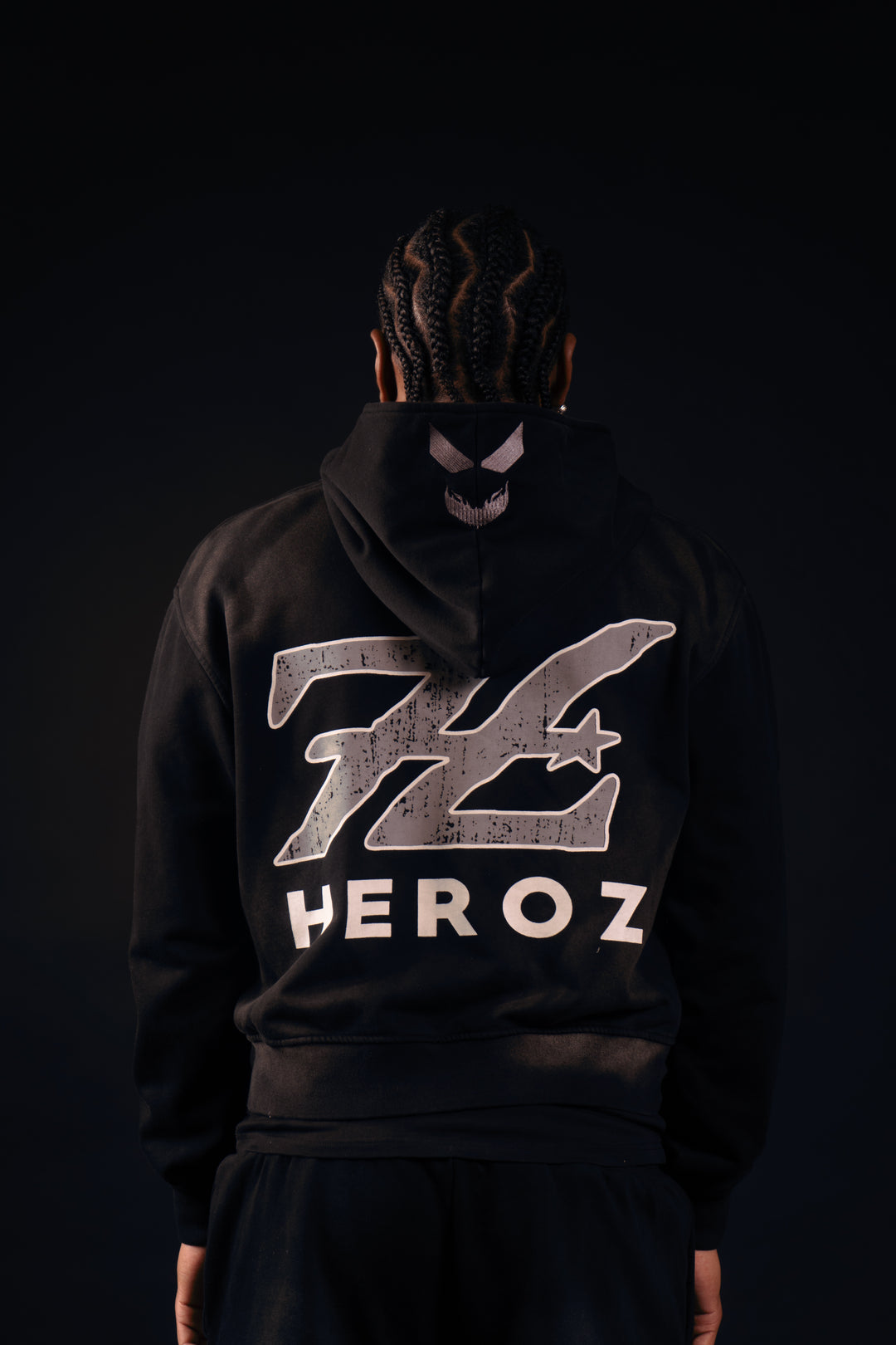 Zip Up - Black/Gray
