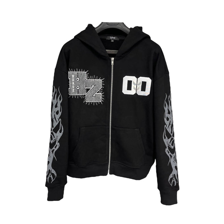 Chenille Patch Zip Up
