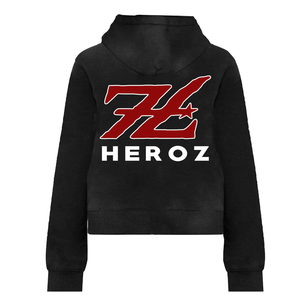 Zip Up - Black/Red