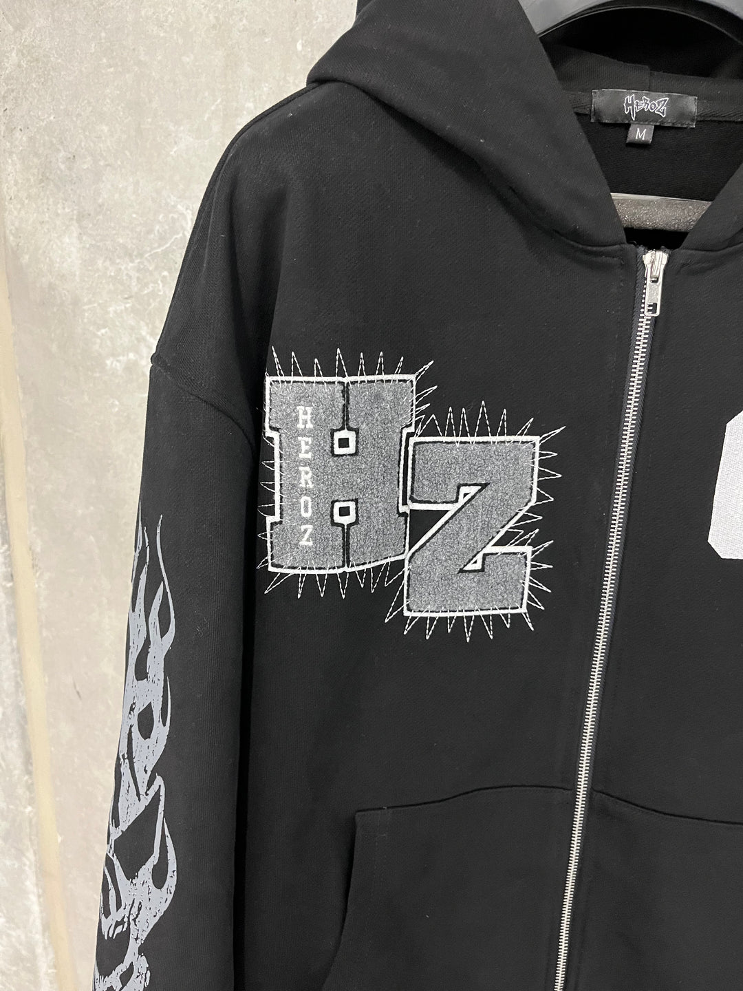 Chenille Patch Zip Up