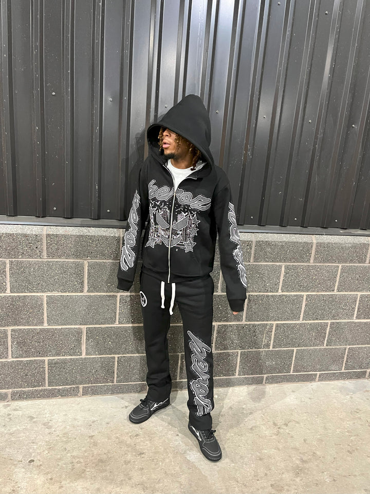 "Memberz Only" Zip Up - Gray