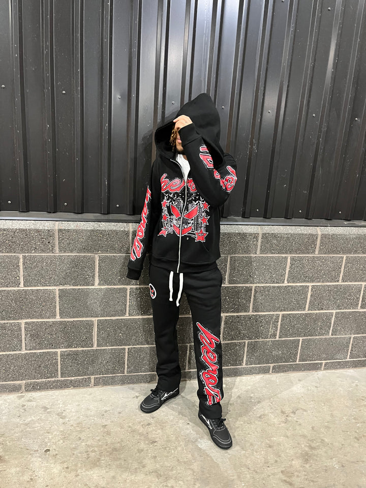 "Memberz Only" Zip Up - Red