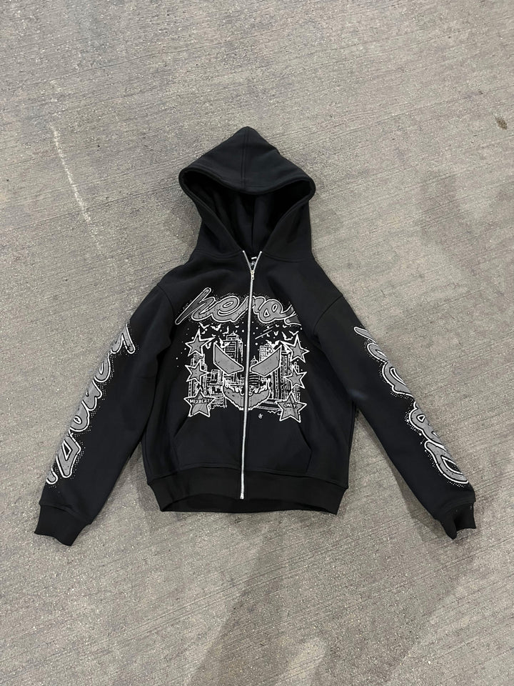 "Memberz Only" Zip Up - Gray