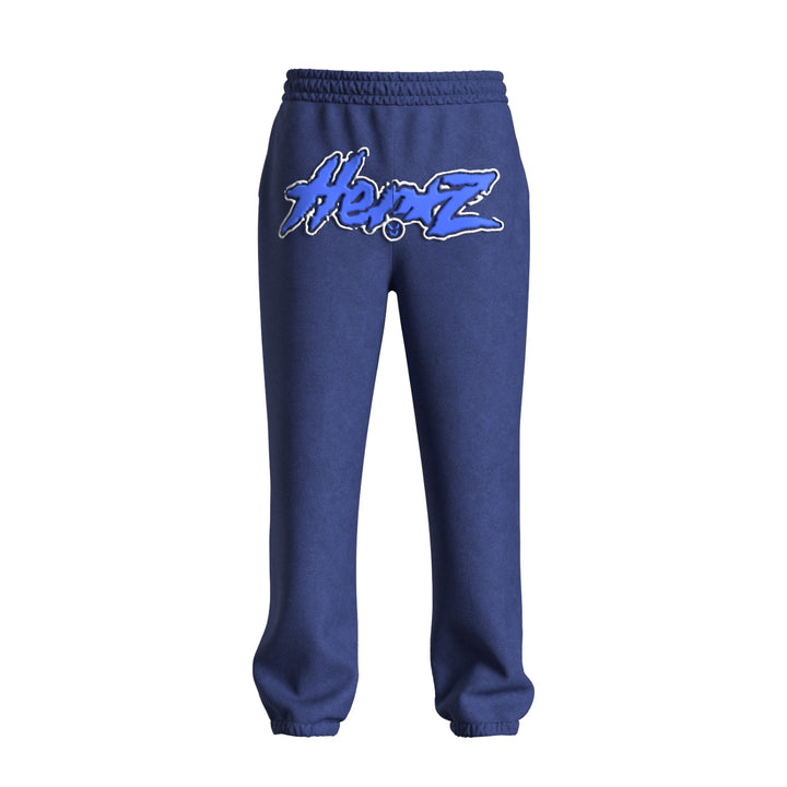 Puff Print Sweats - Navy/Blue