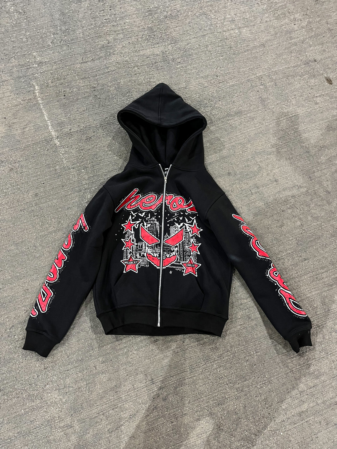 "Memberz Only" Zip Up - Red