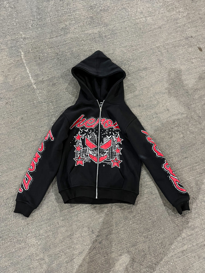 "Memberz Only" Zip Up - Red