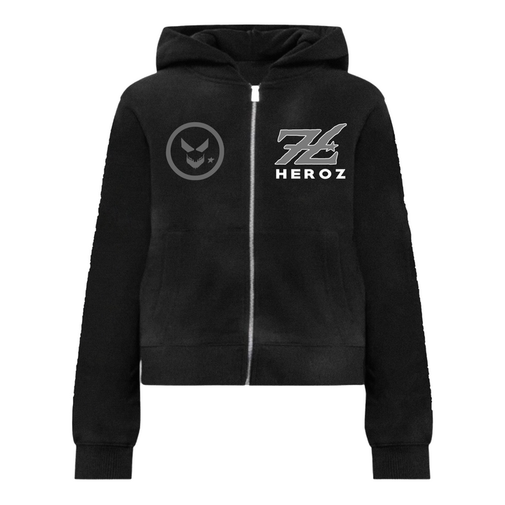Zip Up - Black/Gray