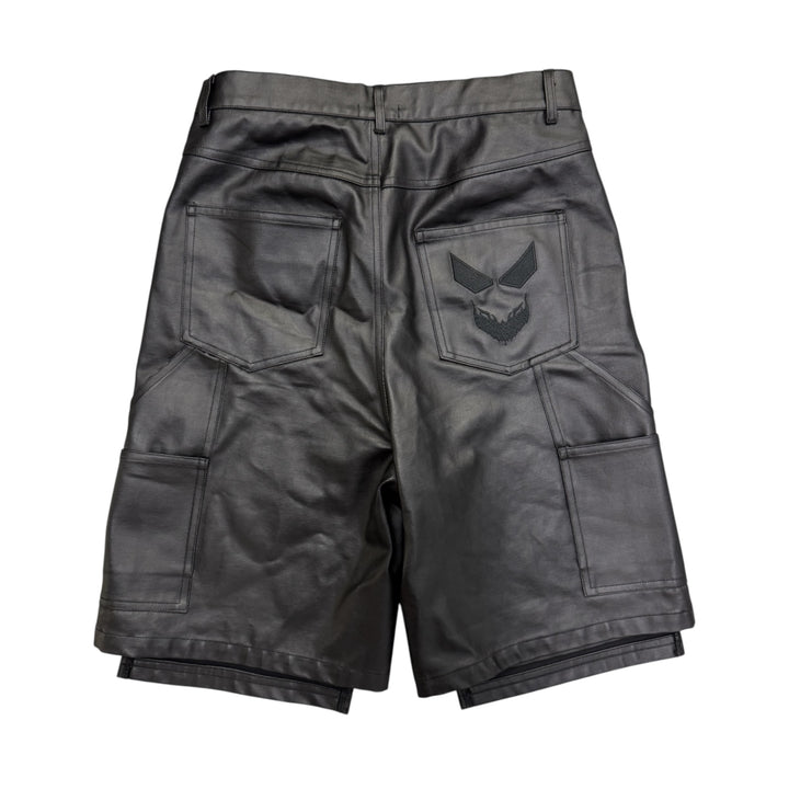 Waxed Denim Shorts