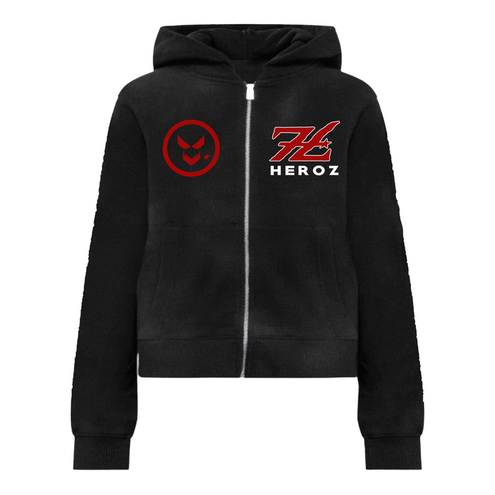 Zip Up - Black/Red