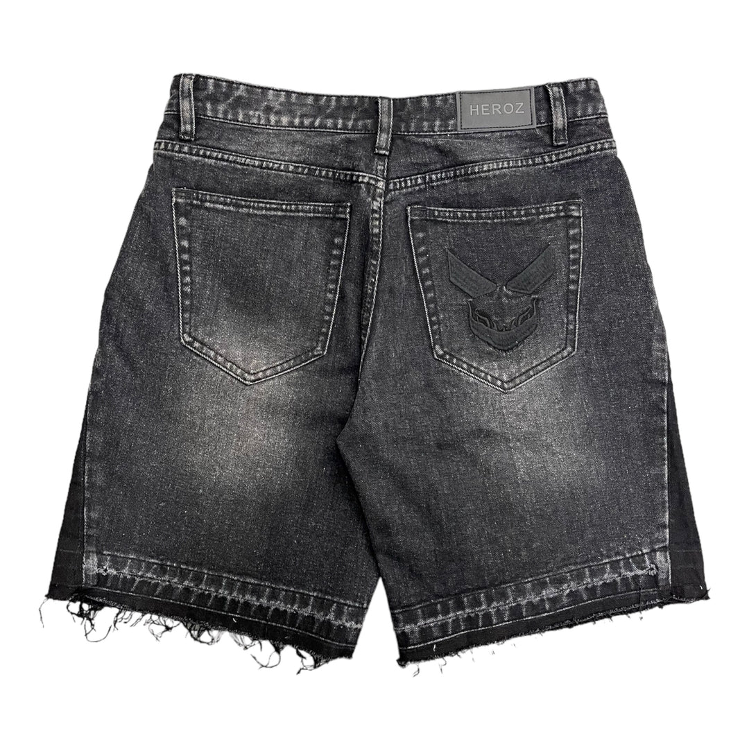 Denim Shorts - Black