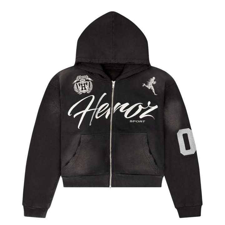 Sport Zip Up - Black