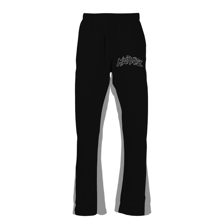 Flared Sweatpants- Black