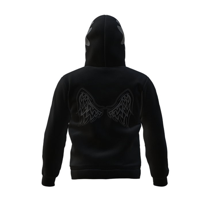 "Starpuff" Hoodie - Triple Black