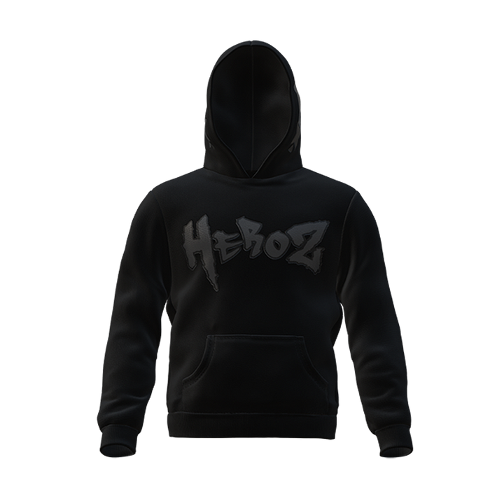 "Starpuff" Hoodie - Triple Black