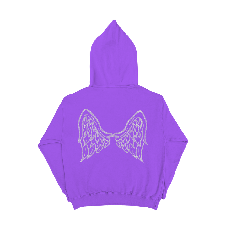 Purple Rhinestone Full Zip