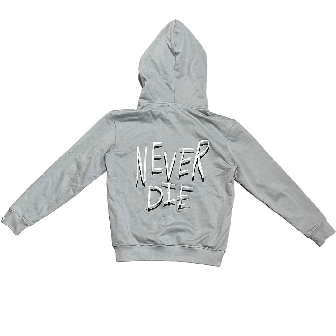 Double Hood Full Zip - Gray