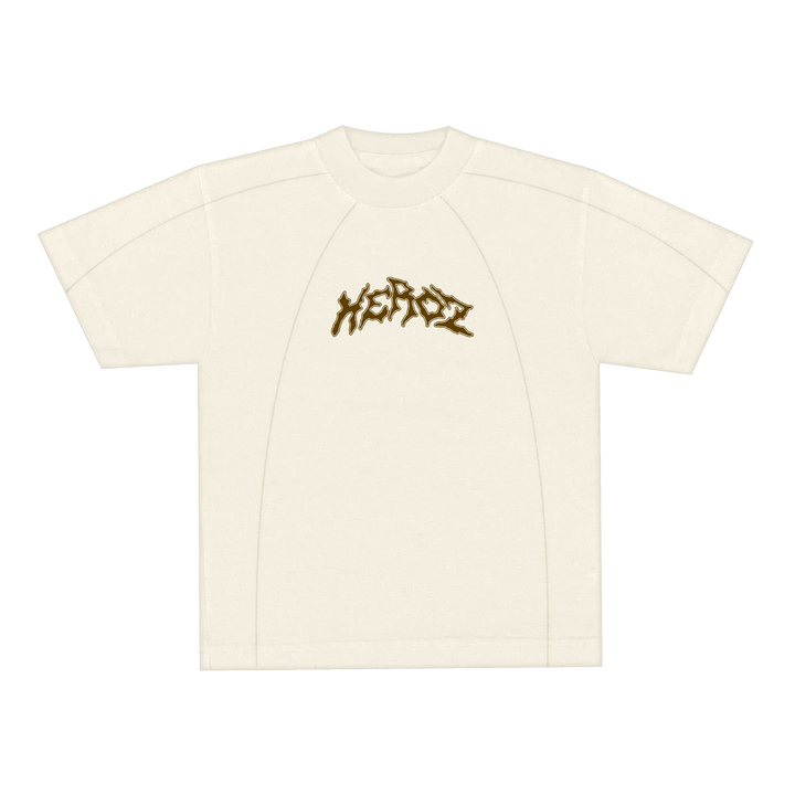 Panel Tee- Cream