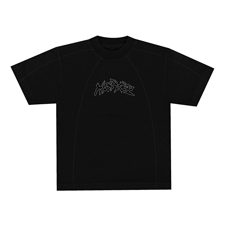 Panel Tee- Black