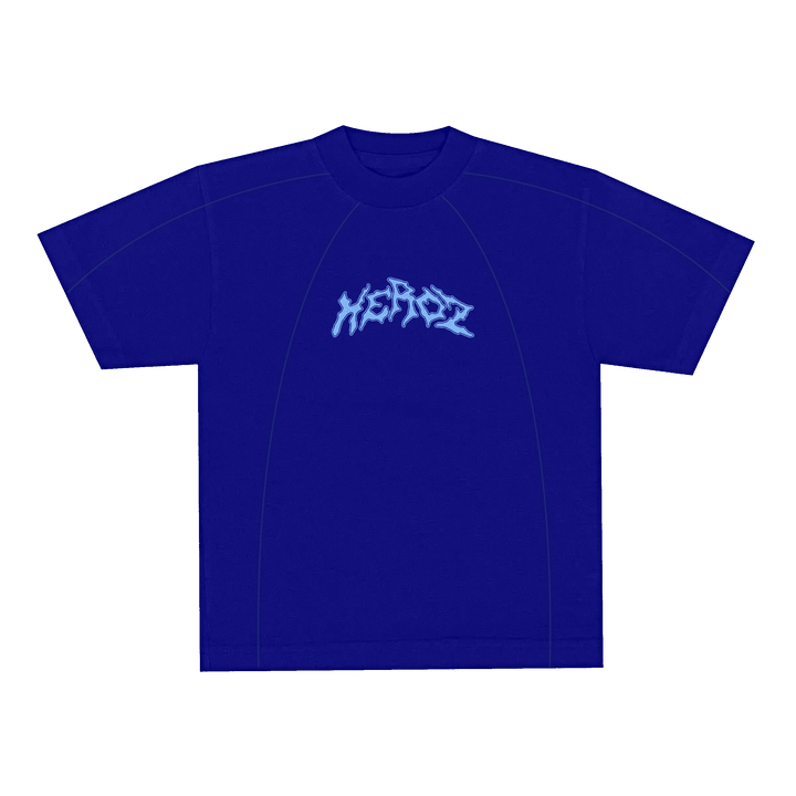 Panel Tee- Blue