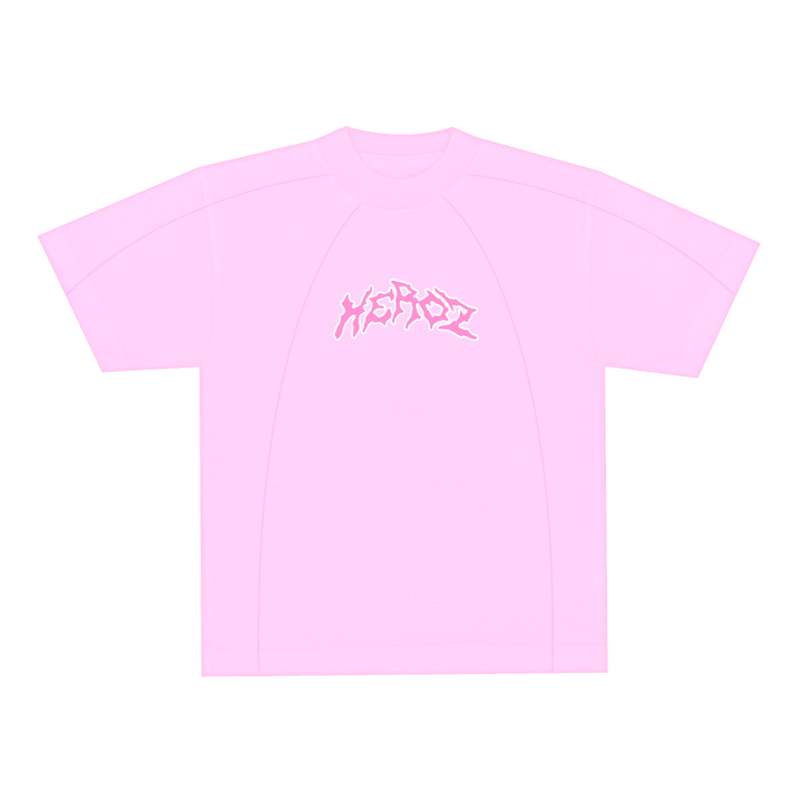 Panel Tee- Pink