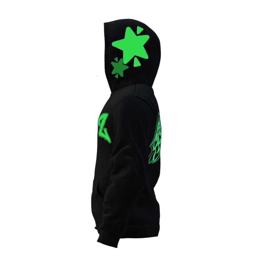 "Starpuff" Hoodie - Green
