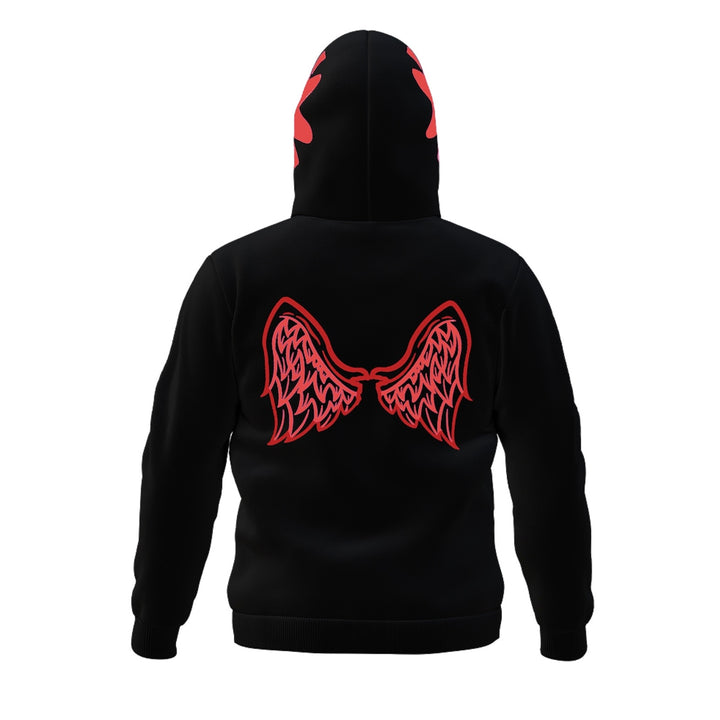 "Starpuff" Hoodie - Red